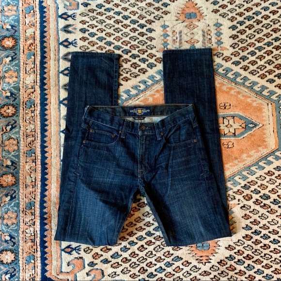 Lucky Brand Dean Slim Straight Jeans 28 x 34